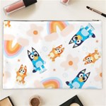 Bluey, Bluey merch, Bluey pattern, Bluey Bluey, bingo, Bluey design, bluey dog Cosmetic Bag (XXL) Back