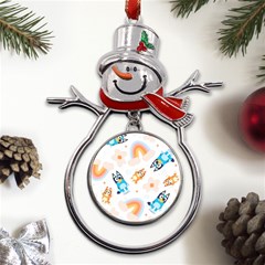 Bluey, Bluey Merch, Bluey Pattern, Bluey Bluey, Bingo, Bluey Design, Bluey Dog Metal Snowman Ornament