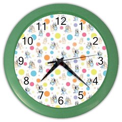 Bluey, Bluey Merch, Bluey Pattern, Bluey Bluey, Bingo, Bluey Design, Bluey Dog Color Wall Clock