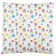 Bluey, Bluey Merch, Bluey Pattern, Bluey Bluey, Bingo, Bluey Design, Bluey Dog 18  Baby Flannel Cushion Case (two Sides)