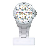 Bluey, Bluey merch, Bluey pattern, Bluey Bluey, bingo, Bluey design, bluey dog Plastic Nurses Watch Front
