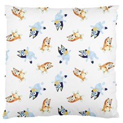 Bluey, Bluey Merch, Bluey Pattern, Bluey Bluey, Bingo, Bluey Design, Bluey Dog 18  Baby Flannel Cushion Case (two Sides)