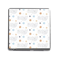 Bluey, Bluey Merch, Bluey Pattern, Bluey Bluey, Bingo, Bluey Design, Bluey Dog Memory Card Reader (square 5 Slot)