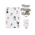 Bluey, Bluey merch, Bluey pattern, Bluey Bluey, bingo, Bluey design, bluey dog Playing Cards 54 Designs (Mini) Front - Spade5