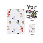 Bluey, Bluey merch, Bluey pattern, Bluey Bluey, bingo, Bluey design, bluey dog Playing Cards 54 Designs (Mini) Front - Diamond8