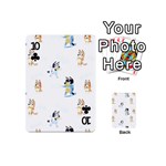 Bluey, Bluey merch, Bluey pattern, Bluey Bluey, bingo, Bluey design, bluey dog Playing Cards 54 Designs (Mini) Front - Club10