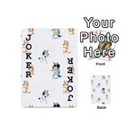 Bluey, Bluey merch, Bluey pattern, Bluey Bluey, bingo, Bluey design, bluey dog Playing Cards 54 Designs (Mini) Front - Joker1