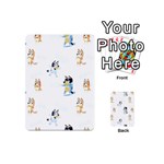 Bluey, Bluey merch, Bluey pattern, Bluey Bluey, bingo, Bluey design, bluey dog Playing Cards 54 Designs (Mini) Back