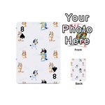 Bluey, Bluey merch, Bluey pattern, Bluey Bluey, bingo, Bluey design, bluey dog Playing Cards 54 Designs (Mini) Front - Spade8
