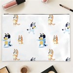 Bluey, Bluey merch, Bluey pattern, Bluey Bluey, bingo, Bluey design, bluey dog Cosmetic Bag (XXL) Front