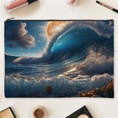 Ocean Sea Waves Cosmetic Bag (xxxl)
