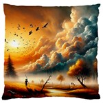 Nature Storm Painting 18  Baby Flannel Cushion Case (Two Sides) Front