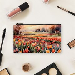 Tulips Field Tree Cosmetic Bag (small)