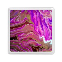 Magenta Waves Memory Card Reader (square)