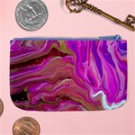 Magenta waves Large Coin Purse Back