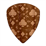 Seamless Pattern Repeat Repetition Wood Guitar Pick (Set of 10) Front