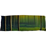 Outdoors Night Moon Full Moon Trees Setting Scene Forest Woods Light Moonlight Nature Wilderness Lan 47 x17  Body Pillow Case Dakimakura (Two Sides) Back