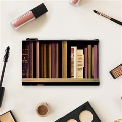 Books Bookshelves Office Fantasy Background Artwork Book Cover Apothecary Book Nook Literature Libra Cosmetic Bag (small)
