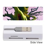 Outdoors Night Full Moon Setting Scene Woods Light Moonlight Nature Wilderness Landscape Memory Card Reader (Stick) Front