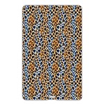 Blue Brown Leopard Name Card Style USB Flash Drive Back