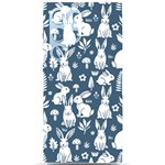 Easter bunny pattern Samsung Galaxy S24 Ultra 6.9 Inch Black TPU UV Case Front