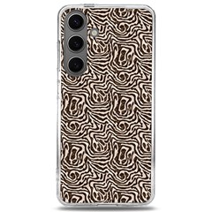 Brown Beige Snake Pattern Samsung Galaxy S24 6 2 Inch Tpu Uv Case