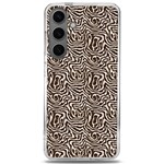 Brown Beige Snake Pattern Samsung Galaxy S24 6.2 Inch TPU UV Case Front