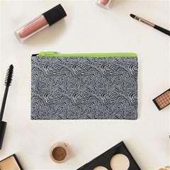 Dark Grey Snake Cosmetic Bag (xs)
