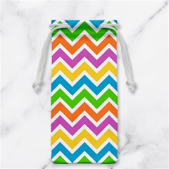 Chevron Pattern Design Texture Jewelry Bag