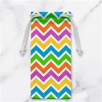 Chevron Pattern Design Texture Jewelry Bag Back