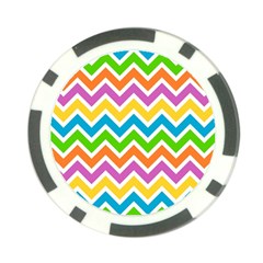 Chevron Pattern Design Texture Poker Chip Card Guard (10 Pack)