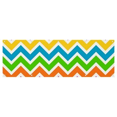 Chevron Pattern Design Texture Banner And Sign 12  X 4 