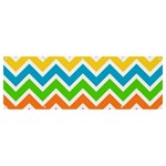 Chevron Pattern Design Texture Banner and Sign 12  x 4  Front