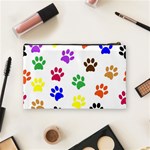 Pawprints Paw Prints Paw Animal Cosmetic Bag (Medium) Back