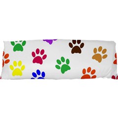 Pawprints Paw Prints Paw Animal 71 x25  Body Pillow Case Dakimakura (two Sides)