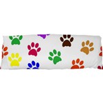 Pawprints Paw Prints Paw Animal 71 x25  Body Pillow Case Dakimakura (Two Sides) Back