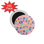 Ice Cream Donut Sweets Candie 1.75  Magnets (100 pack)  Front