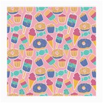 Ice Cream Donut Sweets Candie Medium Glasses Cloth (2 Sides) Back