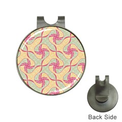 Abstract Pattern Design Scrapbooking Hat Clips With Golf Markers