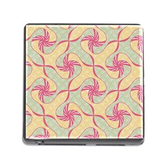 Abstract Pattern Design Scrapbooking Memory Card Reader (square 5 Slot)