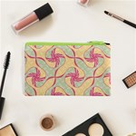 Abstract Pattern Design Scrapbooking Cosmetic Bag (XS) Back