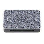 Blue Black Snake Pattern Memory Card Reader with CF Front