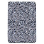 Blue Black Snake Pattern Removable Flap Cover (L) Front