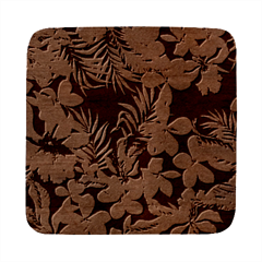 Hawaiian Flowers Hawaii Square Wood Guitar Pick Holder Case And Picks Set