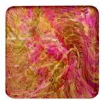 Acid green blend Square Glass Fridge Magnet (4 pack) Front