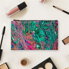 Green Pour Cosmetic Bag (medium)