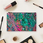Green Pour Cosmetic Bag (Medium) Front