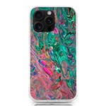Green Pour iPhone 16 Pro Max TPU UV Print Case Front