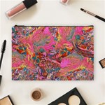 Collage  Cosmetic Bag (Large) Front