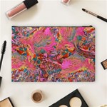 Collage  Cosmetic Bag (Large) Back